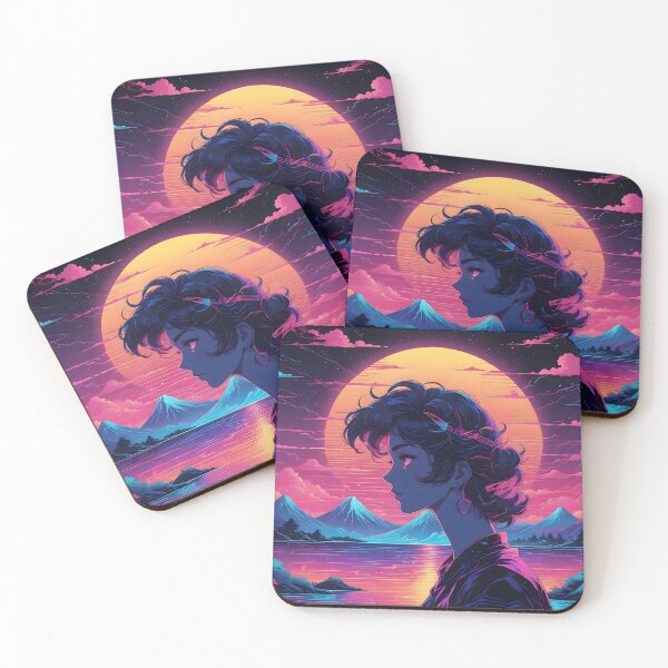 Item preview, Retro Synthwave Summer Aesthetic Design designed and sold by papi1998.
