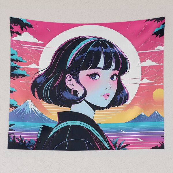 Item preview, Retro Synthwave Summer Aesthetic Design designed and sold by papi1998.