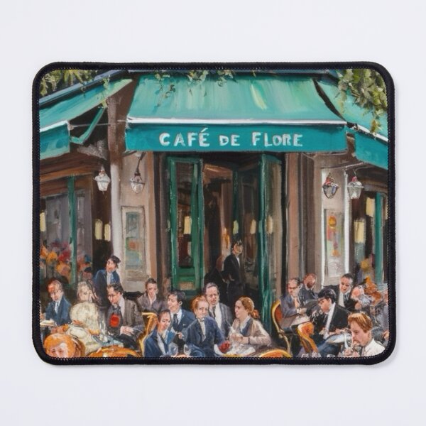 Item preview, Vibrant Café de Flore in Paris designed and sold by CARRAANN.