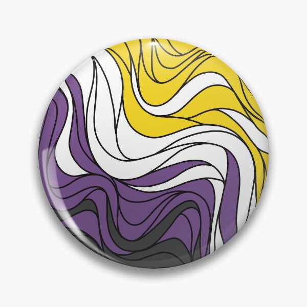 Aperçu de l'œuvre Couleurs de fierté non binaires créée et vendue par TheCornerOnline.