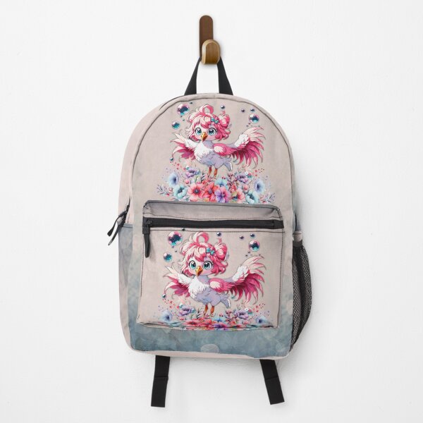 Item preview, Cute cartoon style flamingo designed and sold by nicky2342.