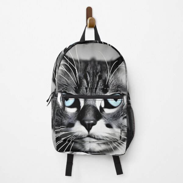 Item preview, Black and white cat - Modern digital art designed and sold by Ai-michiart.