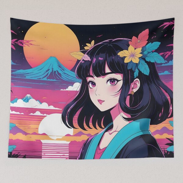 Item preview, Retro Synthwave Summer Aesthetic Design designed and sold by papi1998.