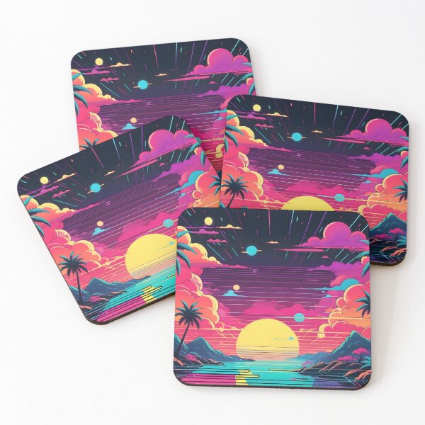 Item preview, Retro Synthwave Summer Aesthetic Design designed and sold by papi1998.