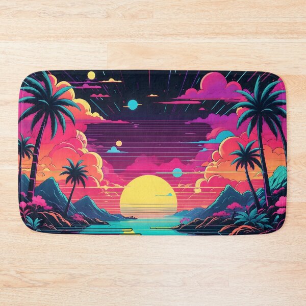 Item preview, Retro Synthwave Summer Aesthetic Design designed and sold by papi1998.