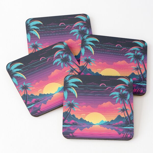 Item preview, Retro Synthwave Summer Aesthetic Design designed and sold by papi1998.