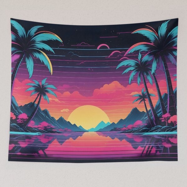 Item preview, Retro Synthwave Summer Aesthetic Design designed and sold by papi1998.