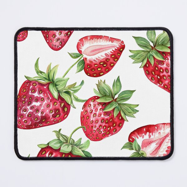 Item preview, Strawberries designed and sold by mooncatcrystals.