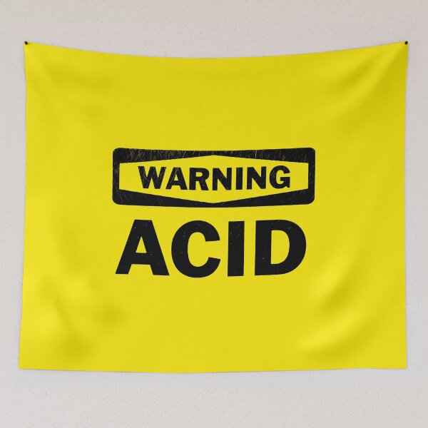 Item preview, Warning Acid Sign designed and sold by SkylaDusk.