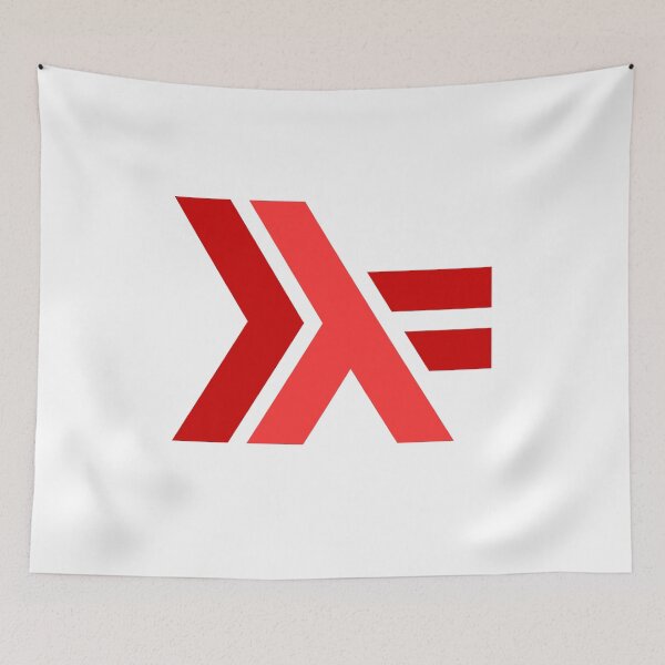 Item preview, Haskell Language Logo (Red) Hoodie designed and sold by Rainwater Merch.