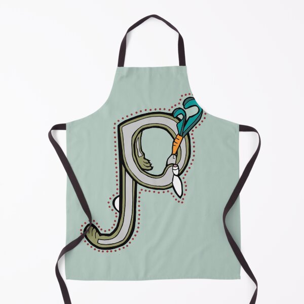 Item preview, Medieval Letter P Rabbit 2024 designed and sold by Donnahuntriss.