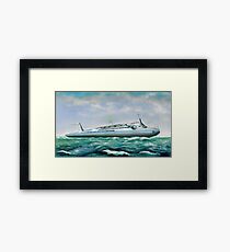 Futuristic Submarine Cruiser Framed Print