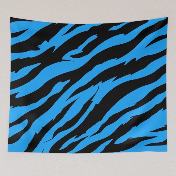 Artikelvorschau, Blaues Tigerstreifen-Design entworfen und verkauft von Artbyminga.