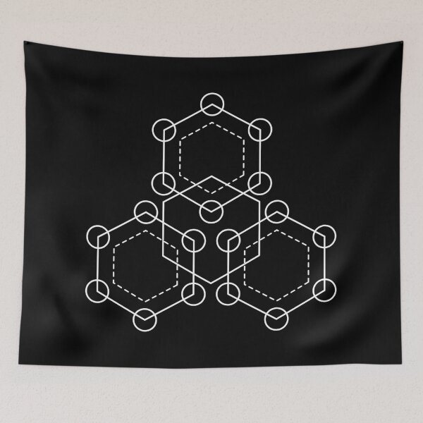 Item preview, Sacred Geometry, Hexagonal Harmony, Sweet Structure designed and sold by Numbers-Art.