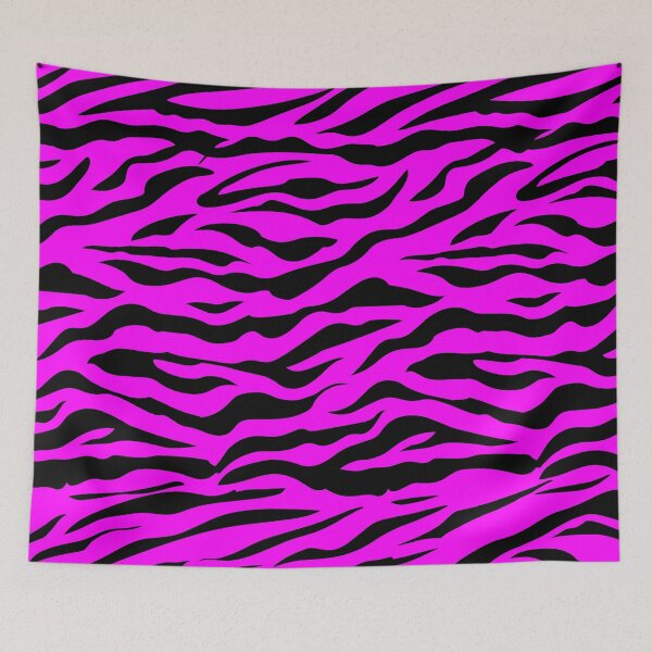 Artikelvorschau, Lila Tigerstreifen-Design entworfen und verkauft von Artbyminga.