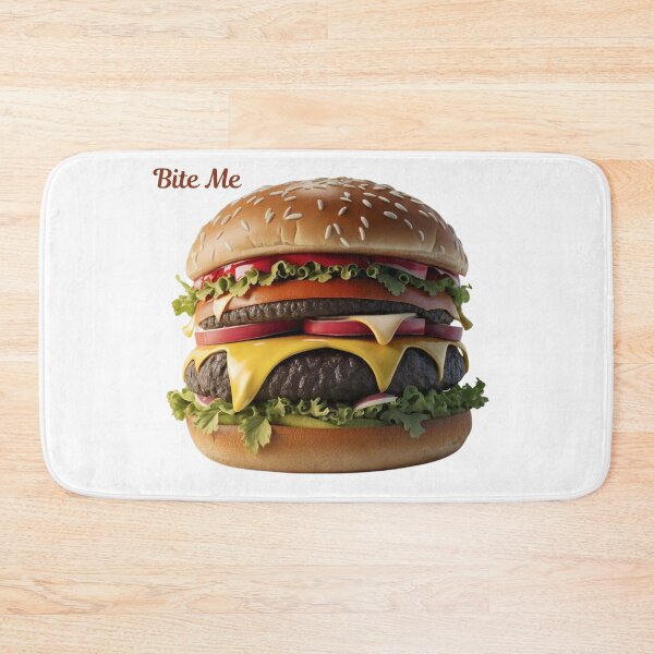 Item preview, Juicy Burger with All the Fixings - Bite Me designed and sold by deluxedigital1.