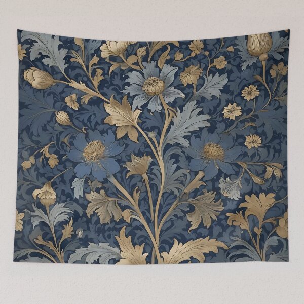Item preview, Evoking the Spirit of William Morris Floral designed and sold by Tamas Das.