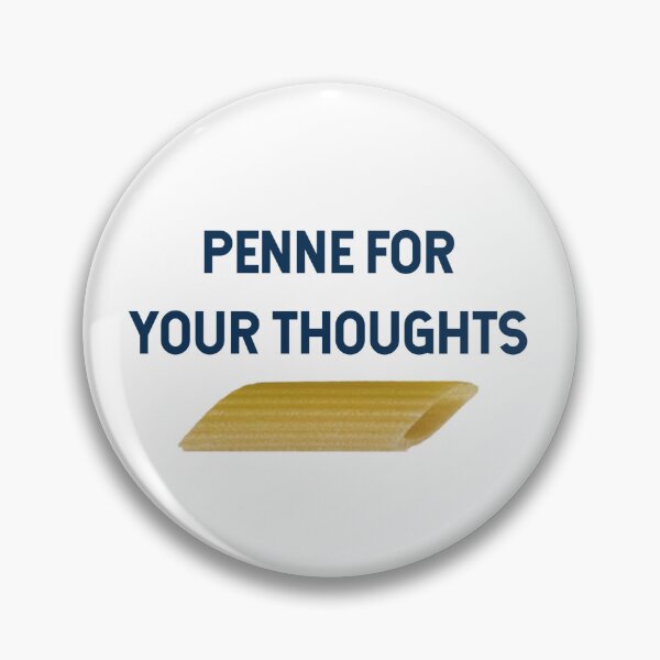 Item preview, Penne for your thoughts designed and sold by lauraazevedo.
