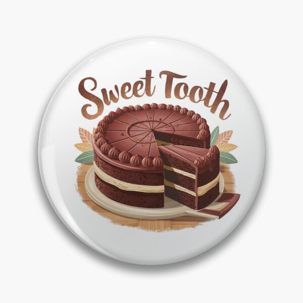 Item preview, Decadent Chocolate Cake with a Slice Cut Out - Sweet Tooth designed and sold by deluxedigital1.