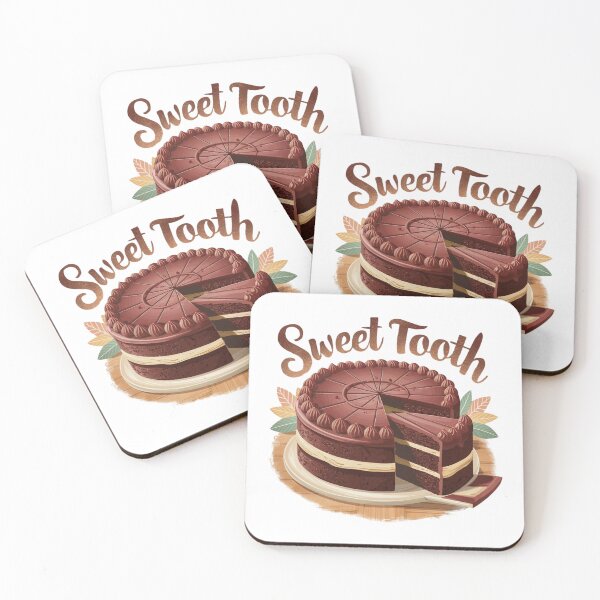 Item preview, Decadent Chocolate Cake with a Slice Cut Out - Sweet Tooth designed and sold by deluxedigital1.