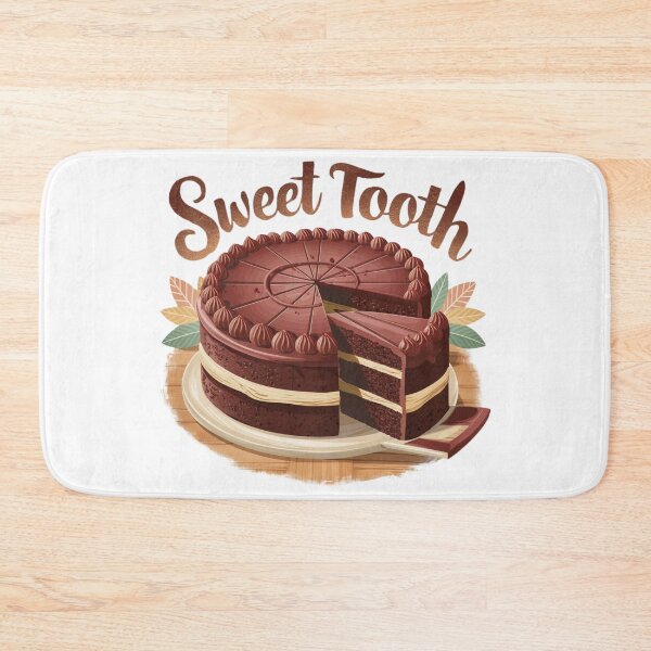 Item preview, Decadent Chocolate Cake with a Slice Cut Out - Sweet Tooth designed and sold by deluxedigital1.