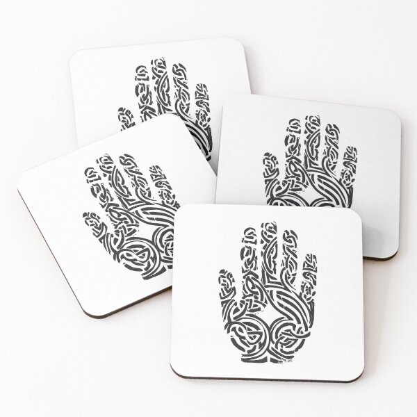 Item preview, The Hand of The Celt Abstract Palm Print Design designed and sold by CELTIC-DESIGNS.