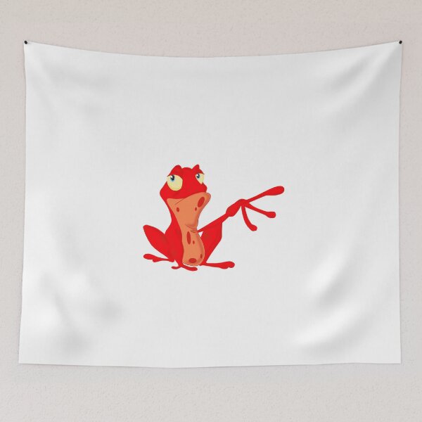 Item preview, Ray Princessa and the frog / Frog Red designed and sold by TheEndDesign.