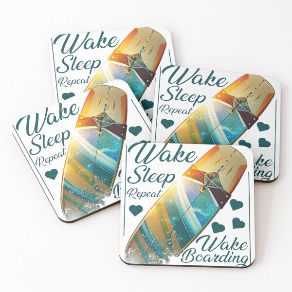 Item preview, Wakeboarding - Wake Sleep Repeat Design designed and sold by Techflare.