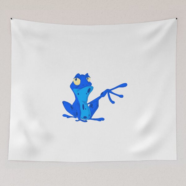 Item preview, Ray Princessa and the frog / Frog Blue designed and sold by TheEndDesign.