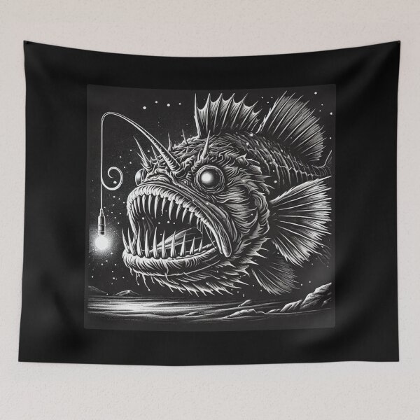 Item preview, Angler Fish designed and sold by Blink Art Studio.