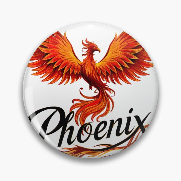 Item preview, Vibrant design featuring a mythical phoenix with fiery red and orange wings spread wide designed and sold by artumbre.