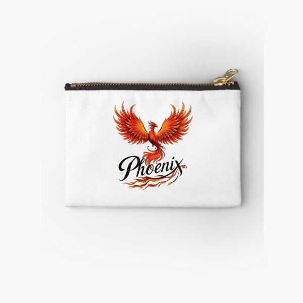 Item preview, Vibrant design featuring a mythical phoenix with fiery red and orange wings spread wide designed and sold by artumbre.