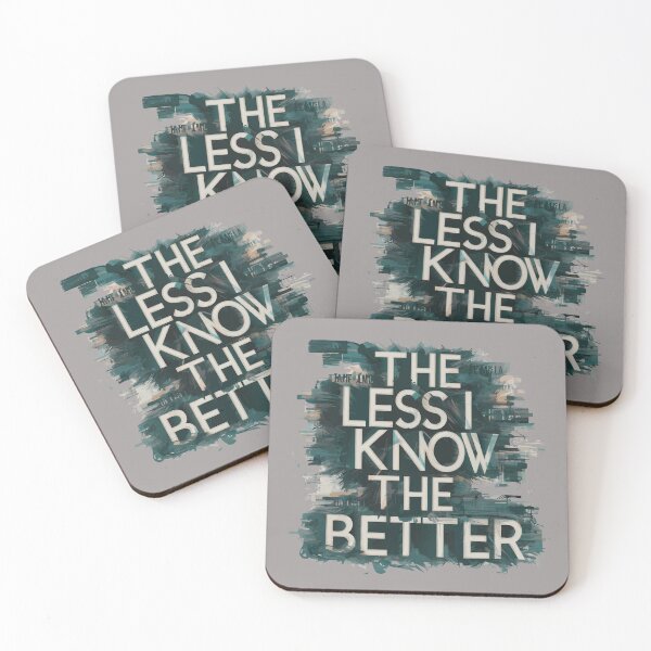 Item preview, The Less I Know The Better Typography designed and sold by Atsariya.
