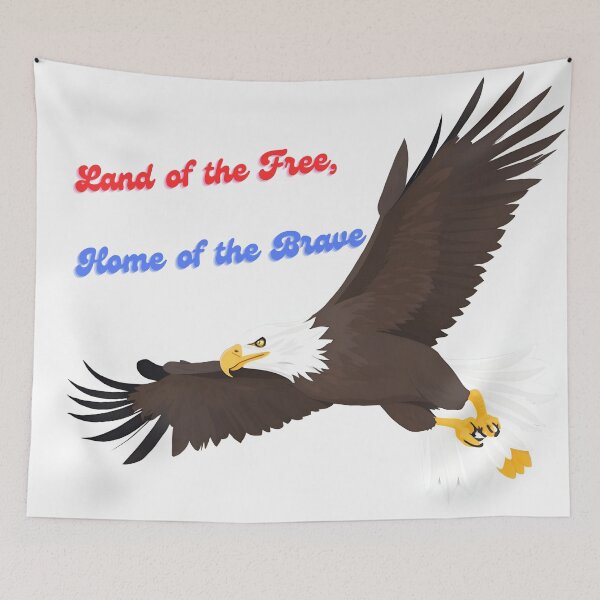 Item preview, Soaring Eagle and American Anthem designed and sold by Prachodayat Artworks.