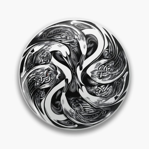 Item preview, The Children of Lir Abstract Swan Design designed and sold by CELTIC-DESIGNS.