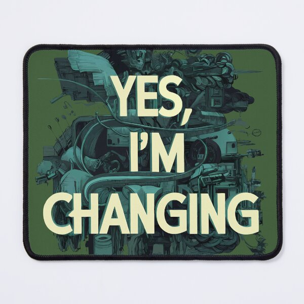 Item preview, Yes, I'm Changing - Tame Impala Inspired Typography Art designed and sold by Atsariya.