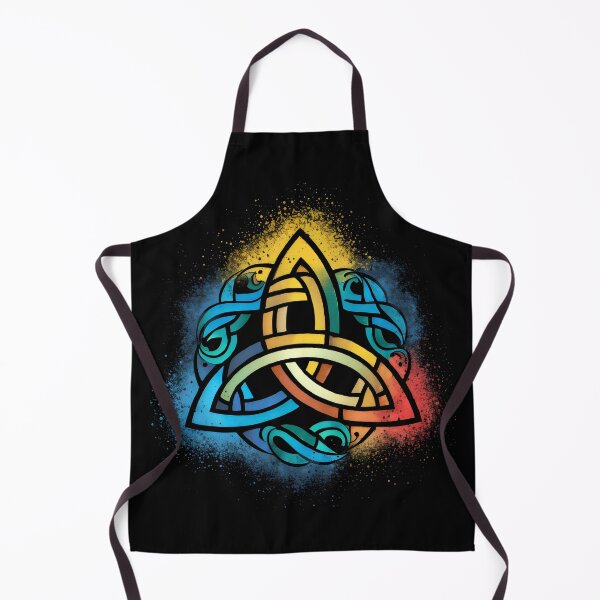 Item preview, The Triquetra Celtic Symbol with Colour Splash Design designed and sold by CELTIC-DESIGNS.