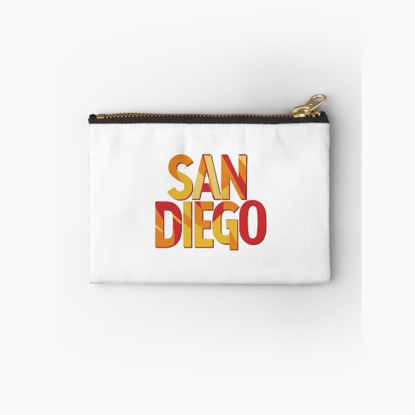 Item preview, Vibrant design featuring the words "San Diego" written in bold, modern typography designed and sold by artumbre.