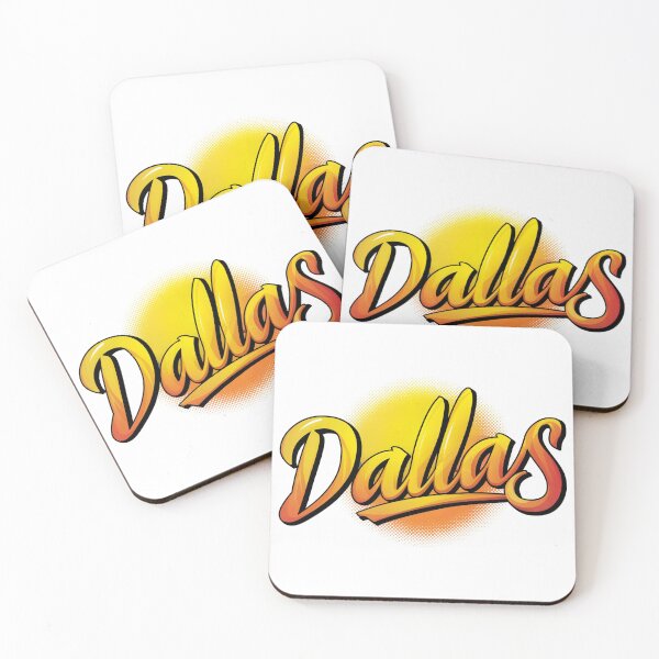 Item preview, Vibrant design featuring the word "Dallas" in bold, modern typography designed and sold by artumbre.