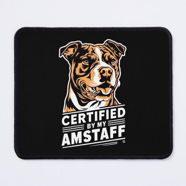 Item preview, Certified Canine Companion: Amstaff Sketch in Black, White, and Brown designed and sold by SplashTastic.