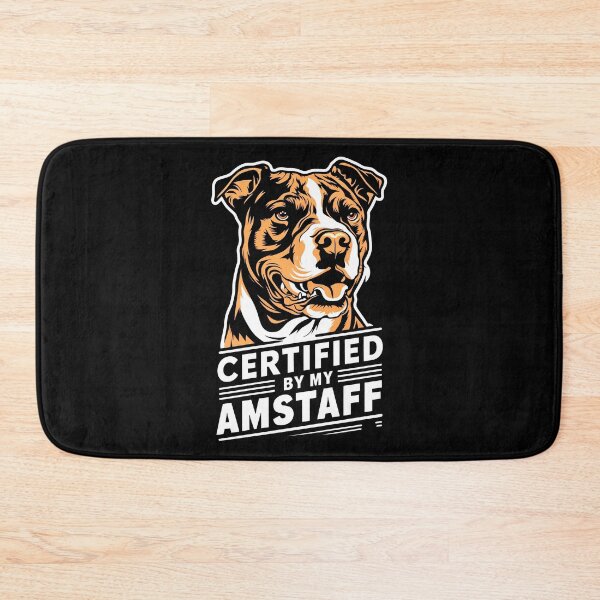 Item preview, Certified Canine Companion: Amstaff Sketch in Black, White, and Brown designed and sold by SplashTastic.