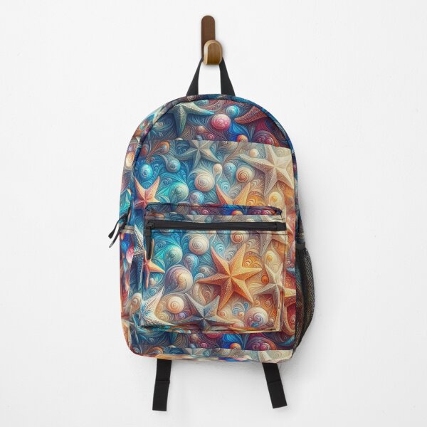 Item preview, Spectacular Colorful Starfish Pattern  designed and sold by DigiDreamyArt.