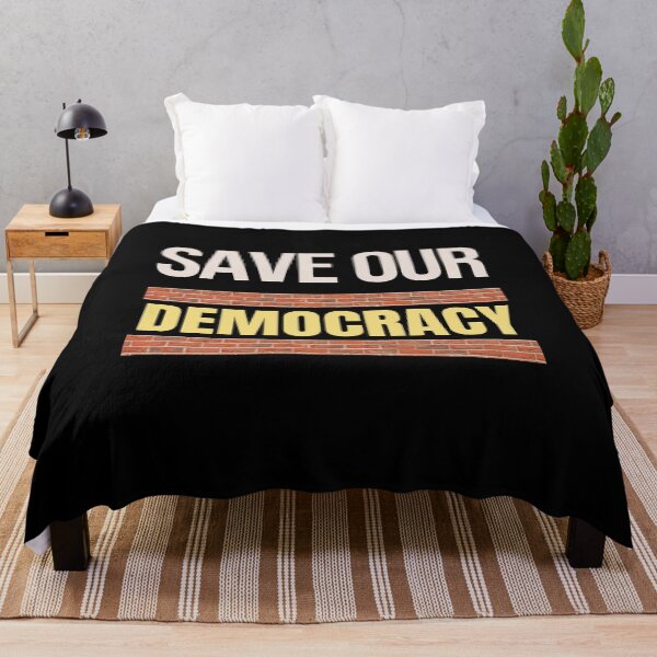 Item preview, Save our democracy shirt, SAVE DEMOCRACY TO SAVE THE PLANET designed and sold by QueenStore-USA.