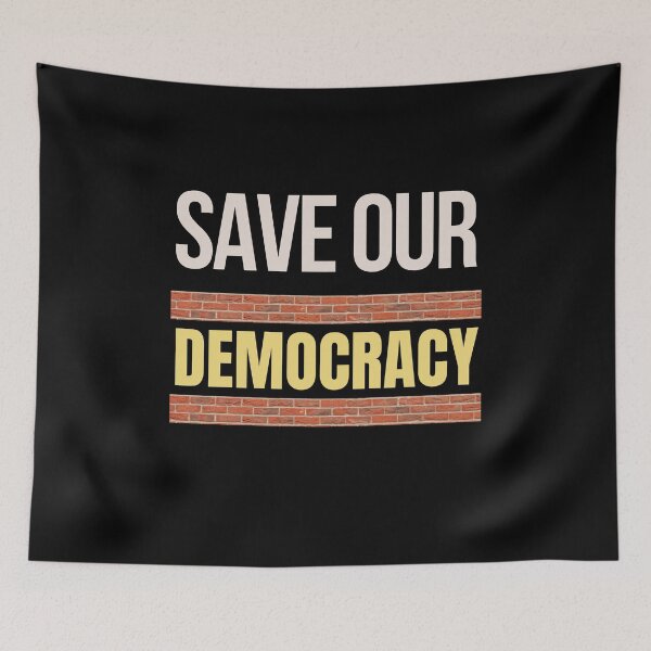 Item preview, Save our democracy shirt, SAVE DEMOCRACY TO SAVE THE PLANET designed and sold by QueenStore-USA.