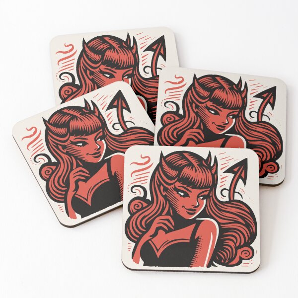 Item preview, Retro Devil Girl designed and sold by Texterns.