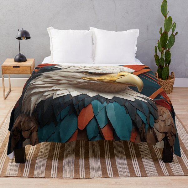 Item preview, Feathered Freedom: Origami Inspired Eagle Art designed and sold by Prachodayat Artworks.