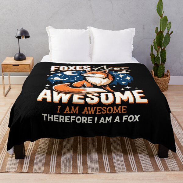 Item preview, Foxes Are Awesome I Am Awesome Therefore I Am A Fox designed and sold by Dressed For  Duty.