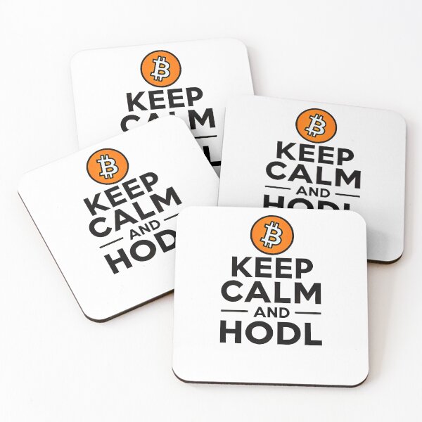 Artikelvorschau, Bleiben Sie ruhig und HODL Bitcoin Crypto Design entworfen und verkauft von NoCompetition.