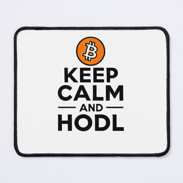 Item preview, Keep calm and HODL Bitcoin Crypto design designed and sold by NoCompetition.
