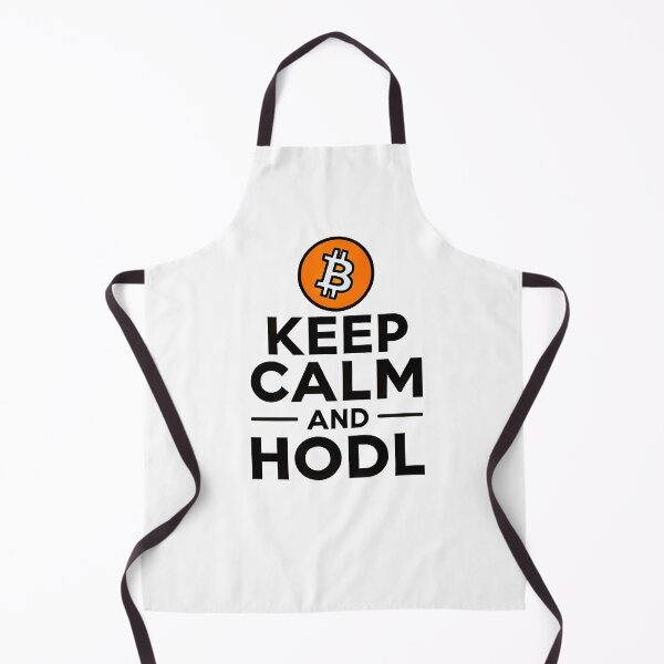 Artikelvorschau, Bleiben Sie ruhig und HODL Bitcoin Crypto Design entworfen und verkauft von NoCompetition.